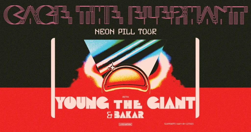 Cage The Elephant & Young The Giant at Saratoga Performing Arts Center