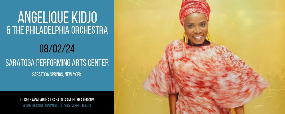 Angelique Kidjo & The Philadelphia Orchestra at Saratoga Performing Arts Center