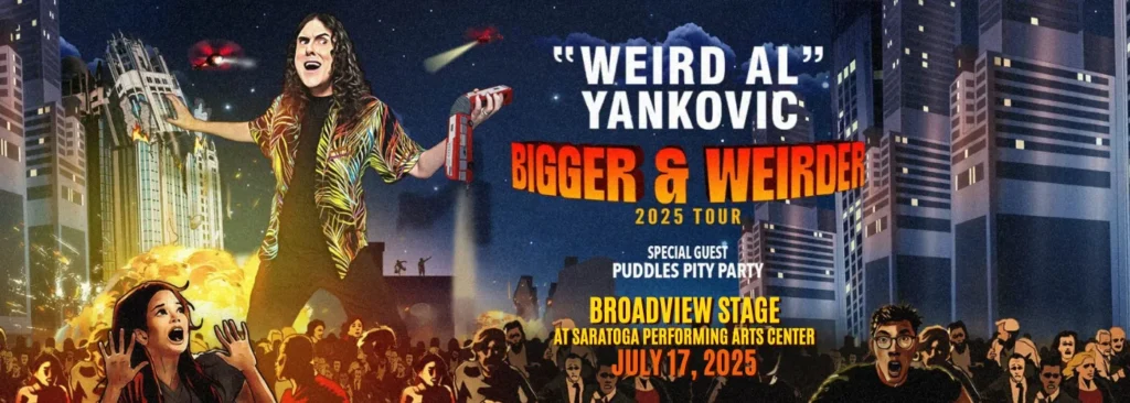 Weird Al Yankovic & Puddles Pity Party at Saratoga Performing Arts Center