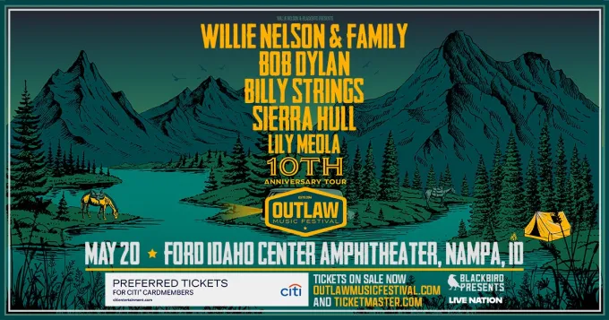 Outlaw Music Festival: Willie Nelson, Bob Dylan, Wilco & Lucinda Williams